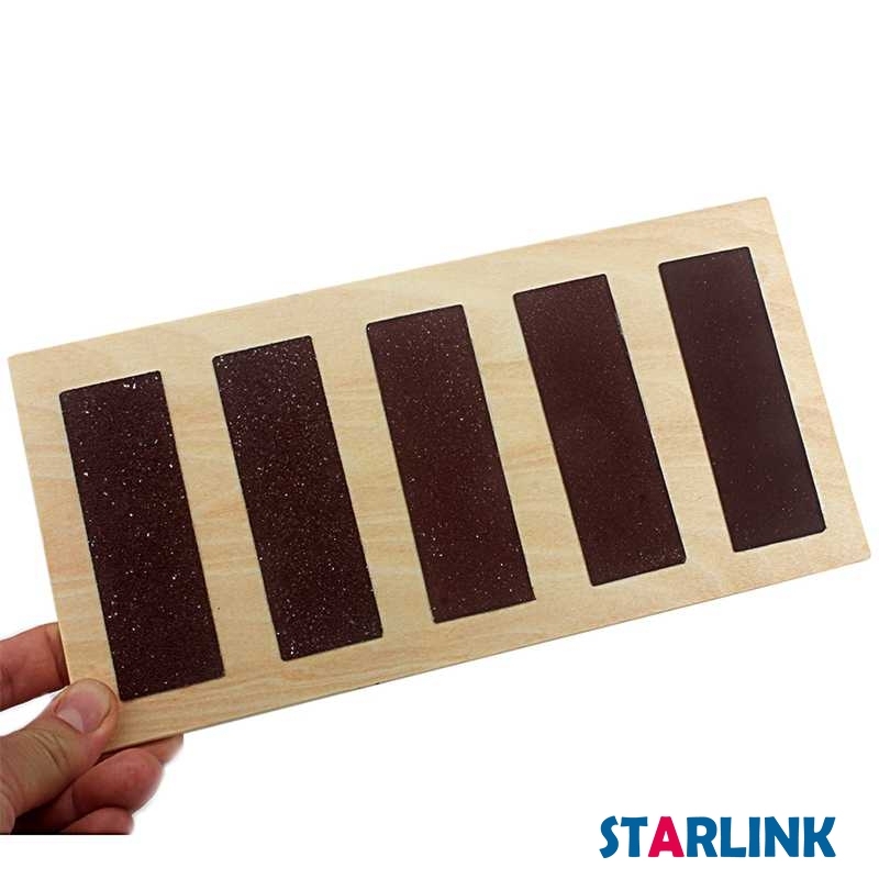 Montessori Rough and Smooth Boards Sensorial Board Touch Sensory Montessori Tactile Board for Kids Graded Sand Tablets Montessori Toys for Toddlers