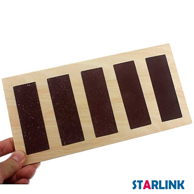 Montessori Rough and Smooth Boards Sensorial Board Touch Sensory Montessori Tactile Board for Kids Graded Sand Tablets Montessori Toys for Toddlers