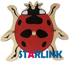 Montessori Materials Educational Tools Insect Ladybug Puzzle Preschool Early Montessori Toys for Toddlers