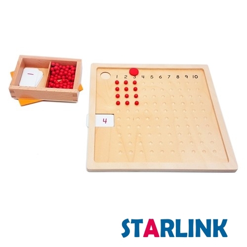 Wooden Montessori Material Multiplication Board Wooden Toys For Children Preschool