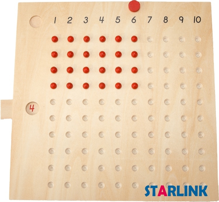 Wooden Montessori Material Multiplication Board Wooden Toys For Children Preschool
