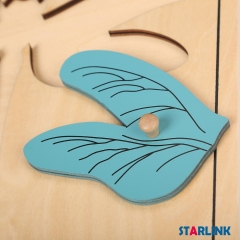 Montessori Materials Educational Tools Insect Dragonfly Puzzle Preschool Early Montessori Toys for Toddlers