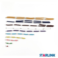 Short Bead Chain Montessori materials Wooden Educational Children Toy montessori