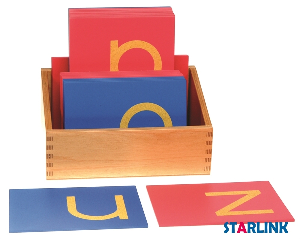 Sandpaper Letters Speech And Language Learning Materials Set Alphabet Wooden Toy