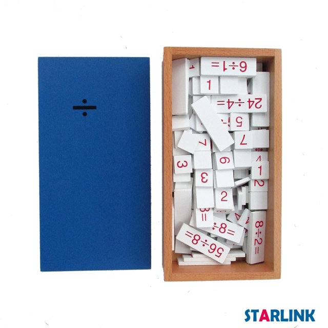 Division Montessori Equations and Differences Board(wooden cards)