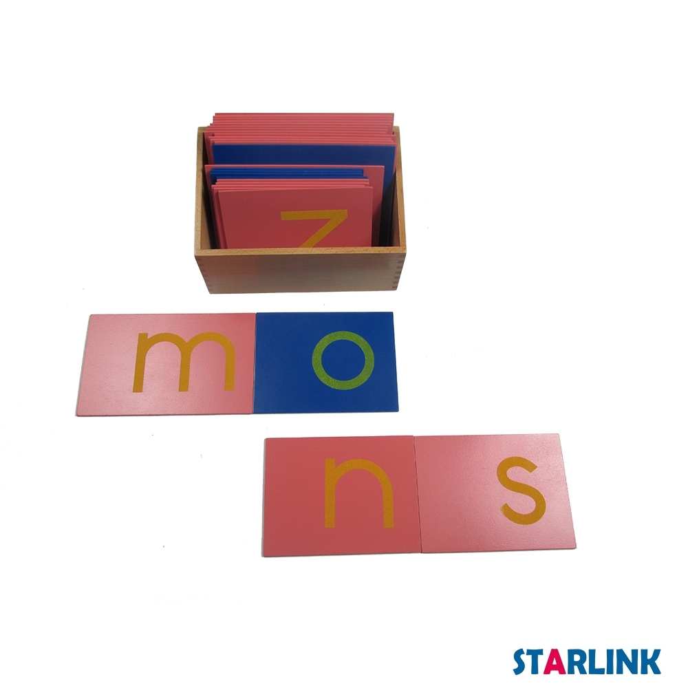 Sandpaper Letters Speech And Language Learning Materials Set Alphabet Wooden Toy