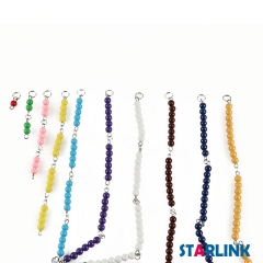 Short Bead Chain Montessori materials Wooden Educational Children Toy montessori