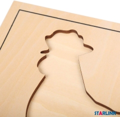 Montessori Materials Educational Tools Animal Rooster Puzzle Preschool Early Montessori Toys for Toddlers