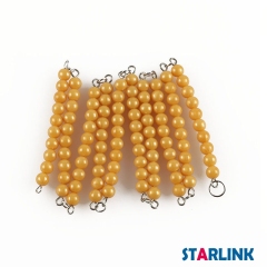 Short Bead Chain Montessori materials Wooden Educational Children Toy montessori