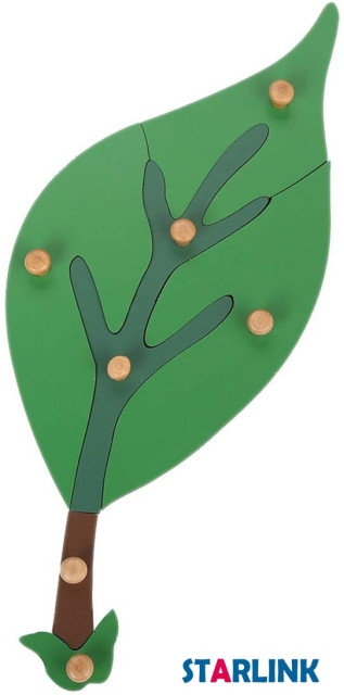 Baby Educational Montessori Material Wooden Jigsaw Puzzle Leaf Puzzle Kids Toy Play Fun
