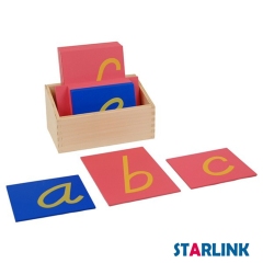Sandpaper Letters Speech And Language Learning Materials Set Alphabet Wooden Toy