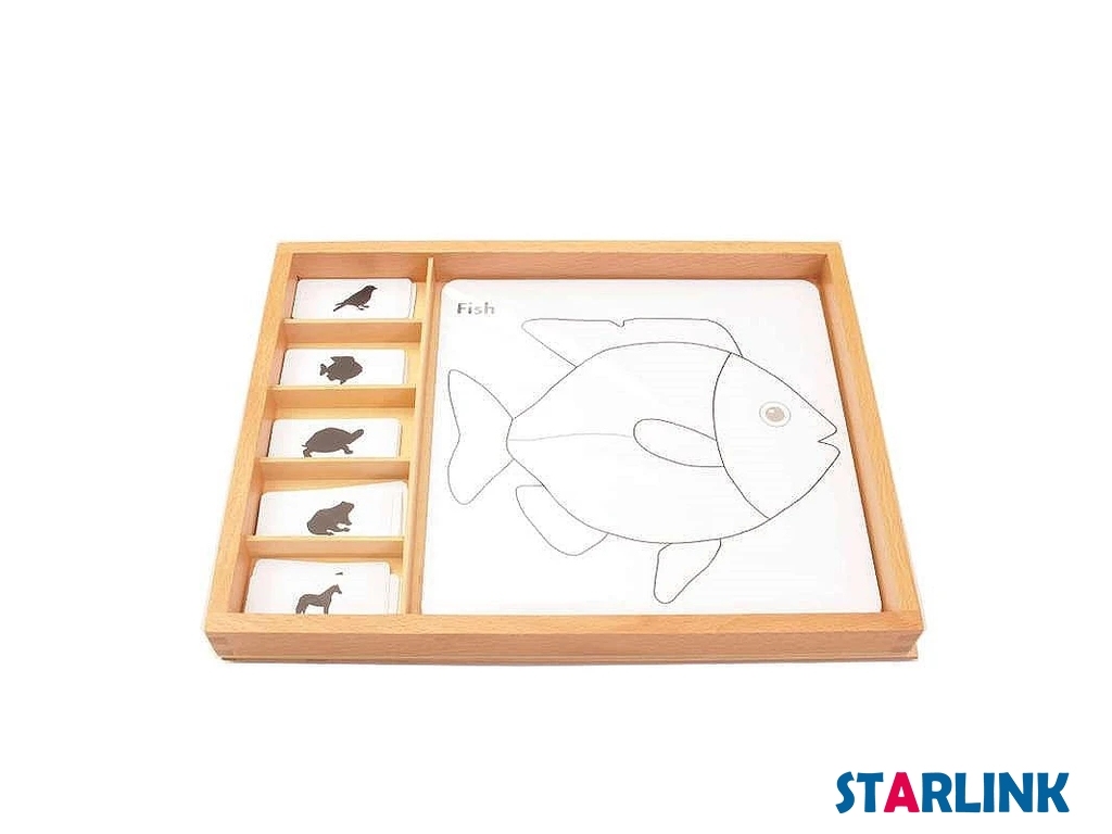 Montessori Material Animal Puzzle Activity Set Learning Toys for Toddlers Educational Toys