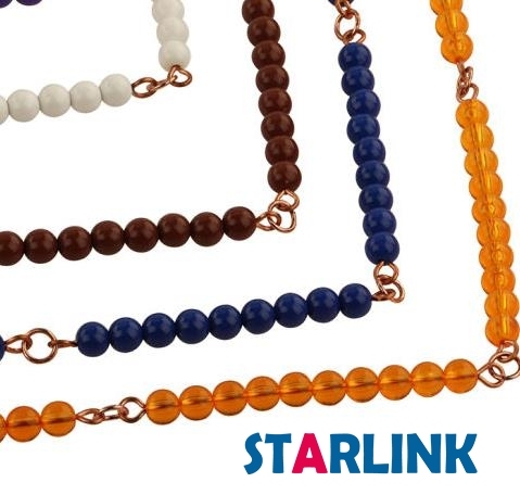 Beechwood Montessori Math Games Educational Toys For Kids Short Bead Chain With Box