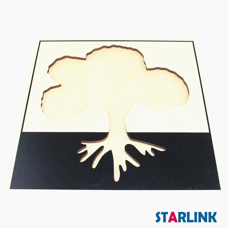 Baby Educational Montessori Wooden Jigsaw Puzzle Tree Puzzle Kids Toy Play Fun