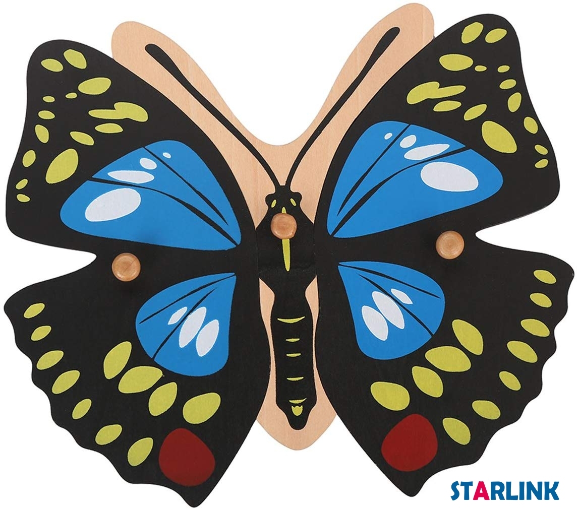 Montessori Materials Educational Tools Insect Butterfly Puzzle Preschool Early Montessori Toys for Toddlers
