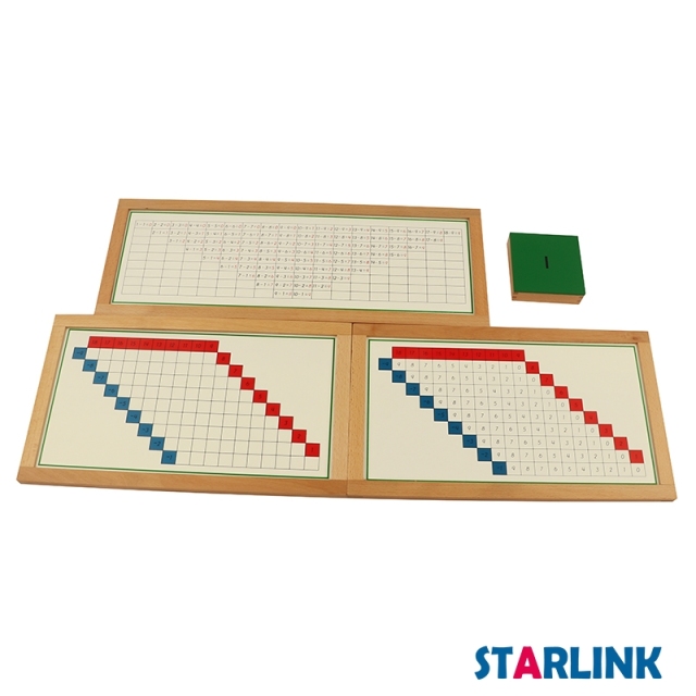 Subtraction Working Charts With Frame Montessori Materials Educational Wooden toy equipment montessori