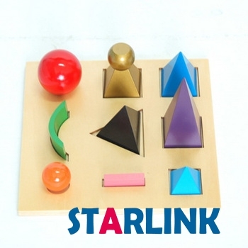 Solid Grammar Symbols with Cut-Out Tray Wooden Montessori Material For Kids