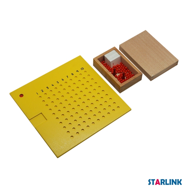 Wooden Montessori Material Multiplication Board Wooden Toys For Children Preschool