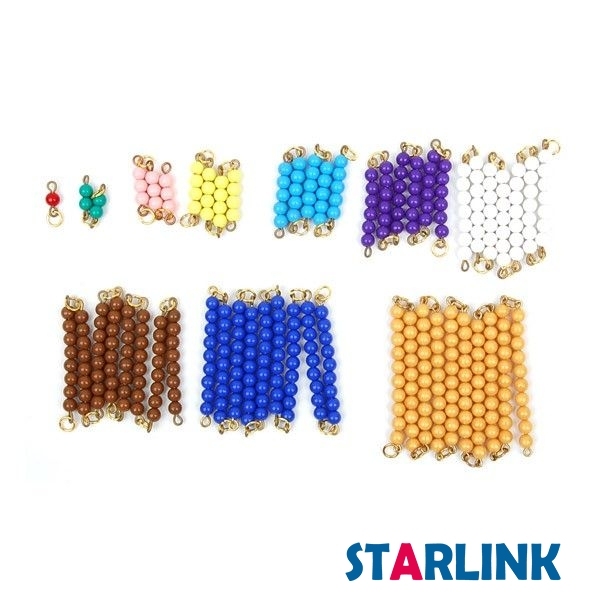 Short Bead Chain Montessori materials Wooden Educational Children Toy montessori