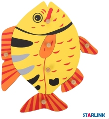 Montessori Materials Educational Tools Animal Fish Puzzle Preschool Early Montessori Toys for Toddlers