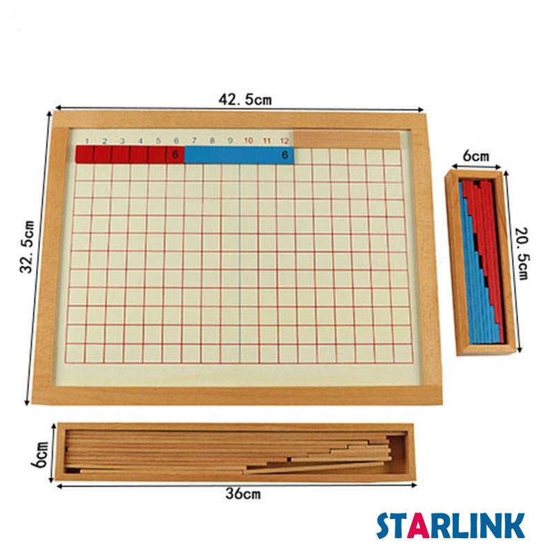 Montessori materials Addition Strip Board and Subtraction Strip Board Educational wooden toy equipment montessori
