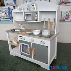 Kindergarten Furniture Play Equipment Wooden Furniture Children's Kitchen Combination Cabinet