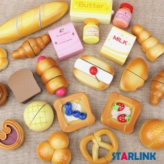 Early Educational Development Toys Kids Play Kitchen Set Wooden Pretend Oven Toy