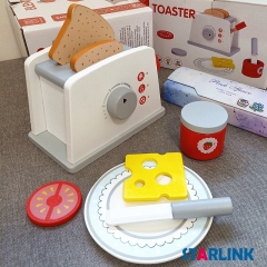 Child Pretend Role Play Simulation Interactive Cooking Microwave Oven Baking Toy Wooden Kitchen Set Toys