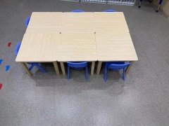 High Quality kids wooden table and chairs for kindergarten school daycare preschool furniture