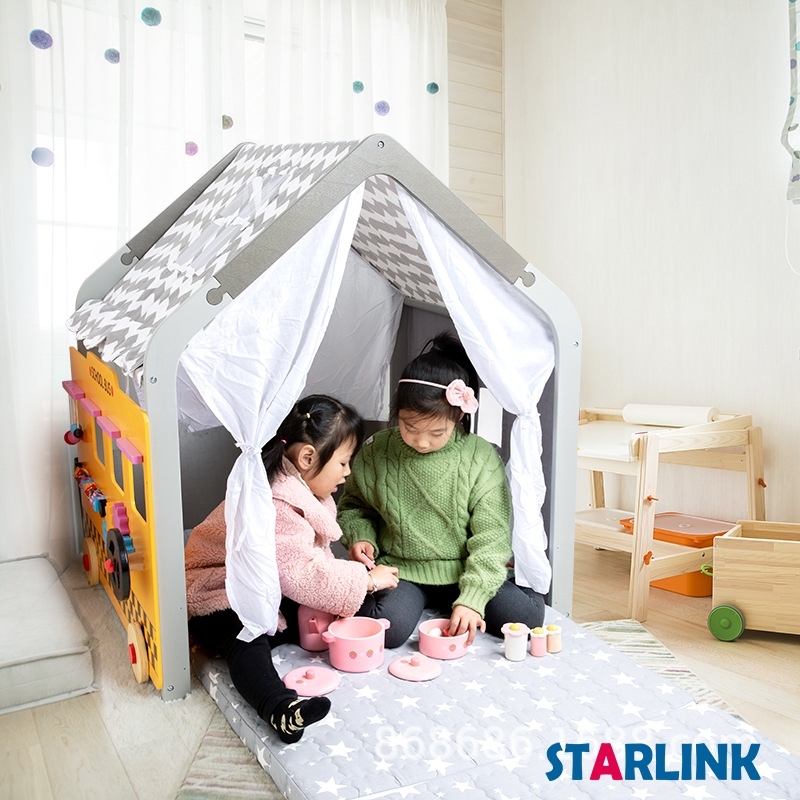Canvas Indoor Teepee Tent for Kids,Children Kids Play Teepee Tent