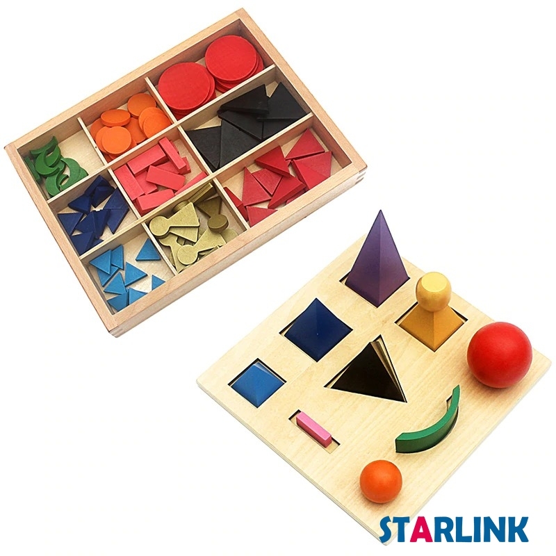 Montessori Small Wooden Grammar Symbols with Box Montessori Material Wooden Learning Toys