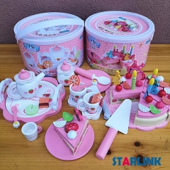 Wooden Birthday Cake Sets pretend game