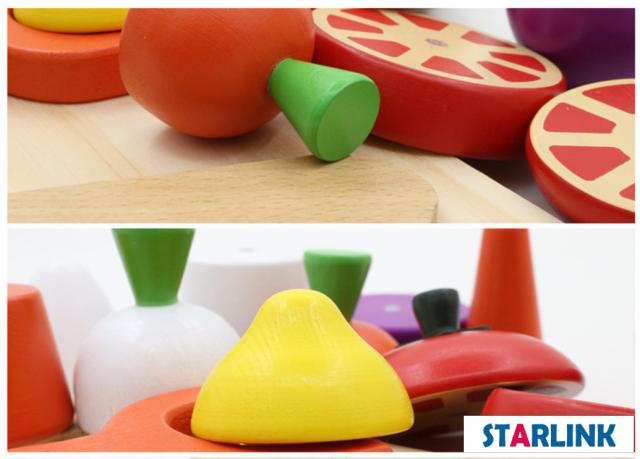 Montessori Simulation Fruits Vegetables Tomato Kitchen Toys pretend role Play Sets Wooden Box Baby toys
