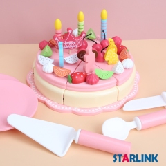 Wooden Birthday Cake Sets pretend game