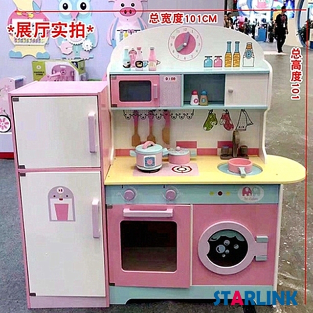 Children's kitchen toys pretend play games cooking games wooden kitchen toys