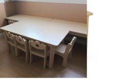 3 to 6 Year Old Children Table High Quality Kindergarten Wooden Furniture