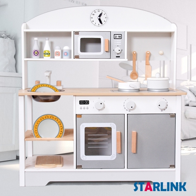 Kindergarten Furniture Play Equipment Wooden Furniture Children's Kitchen Combination Cabinet