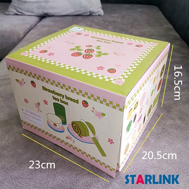 High Quality Wooden Pretend Play Toy Mini Chocolate Cake Cutting Toy Wooden Kitchen Toys For Kids