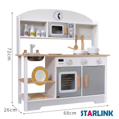 Kindergarten Furniture Play Equipment Wooden Furniture Children's Kitchen Combination Cabinet