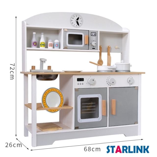 Kindergarten Furniture Play Equipment Wooden Furniture Children's Kitchen Combination Cabinet