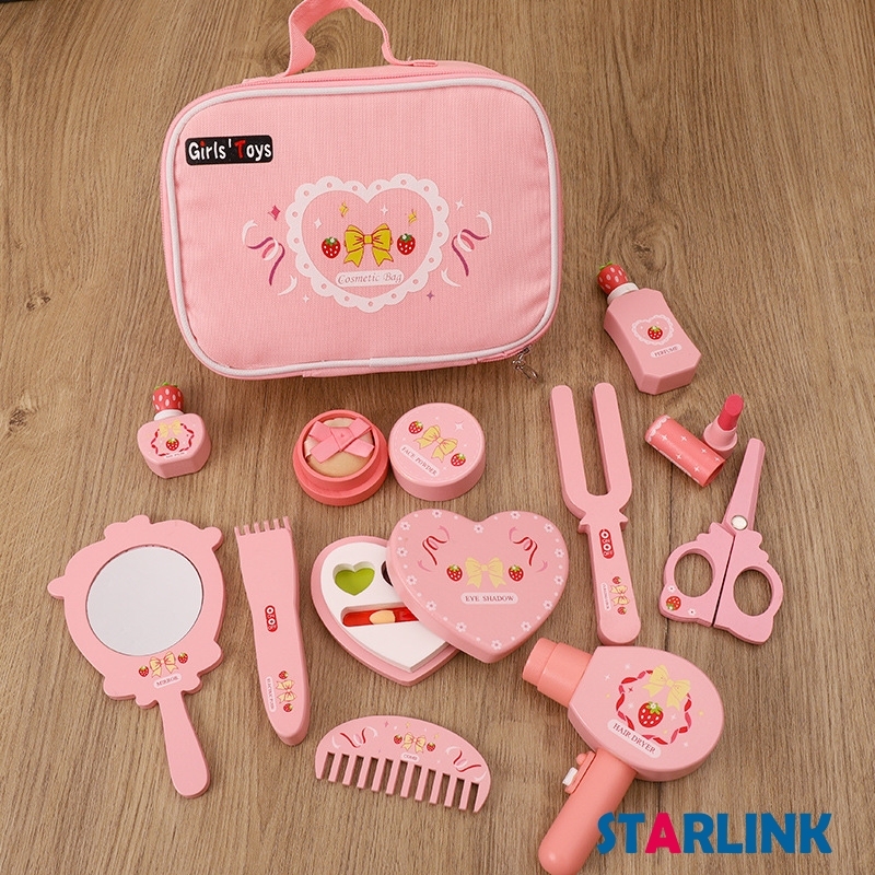 Children's Play House Toy Girl Simulation Cosmetics Set dressing Table Box Jewelry Birthday Gift Gift Box