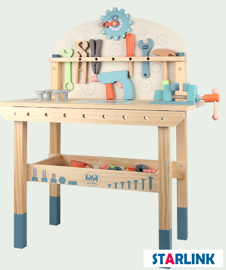 Wooden toys children'searly education multifunctional tool table kindergarten interactive exchange play house educational toys