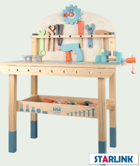 Wooden toys children'searly education multifunctional tool table kindergarten interactive exchange play house educational toys