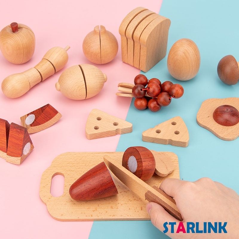 Preschool Learning Educational Toys Pretend Play Kitchen Toys Fruit Vegetable Cutting Toy