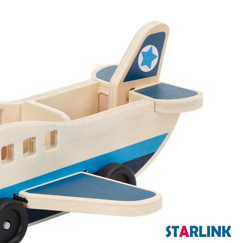 Hot Sale Wooden Model Airplane Toys Cheap Educational Child 3D Wooden Transport Baby Kids Toys