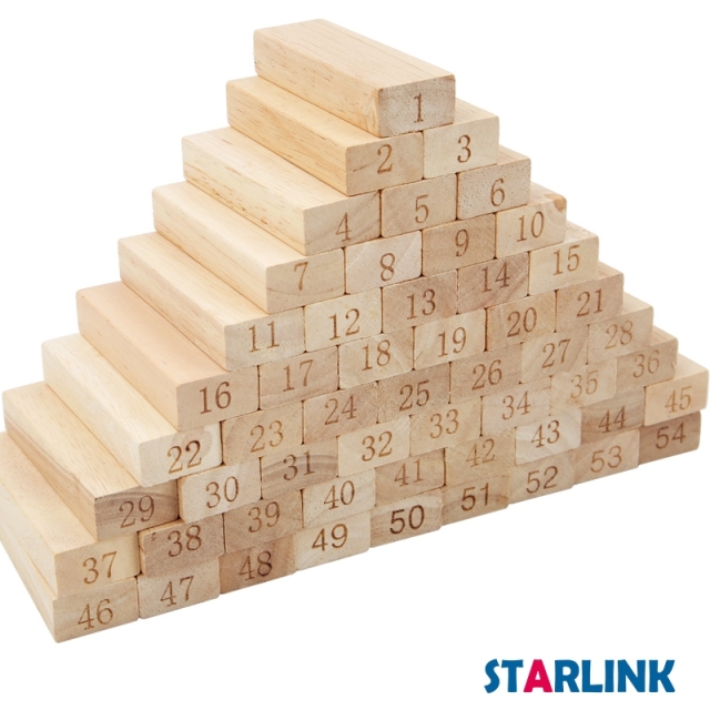 Children's stacked music stacked high-volume wooden baby stacked high digital toys