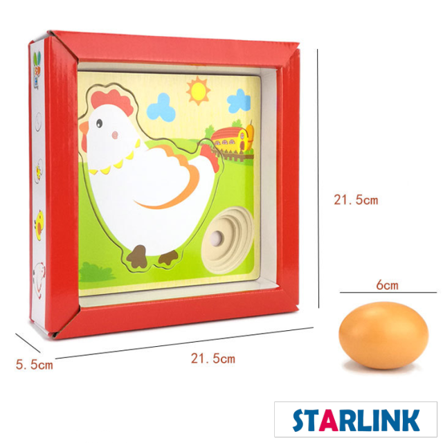 Wooden Jigsaw Puzzle Toys New Design Kids Logic Thinking Training Educational Toys