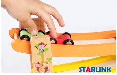 New Design Educational Toys For Kids Gliding Car Vehicle Wooden Toy Track