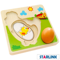 Wooden Jigsaw Puzzle Toys New Design Kids Logic Thinking Training Educational Toys