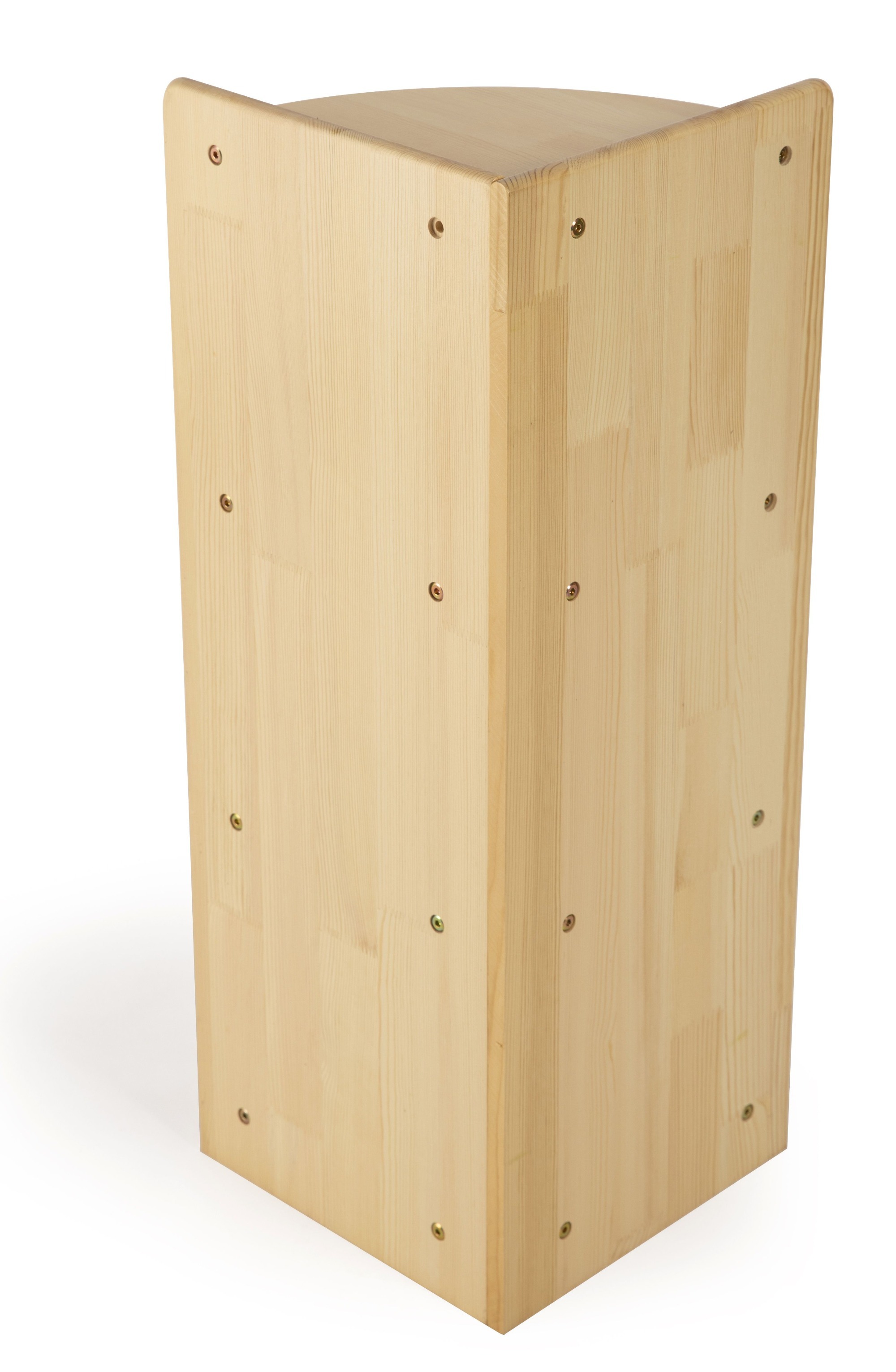 Educational Wooden Kids Furniture Montessori 3 Layers Toy Storage Wooden Corner Shelf